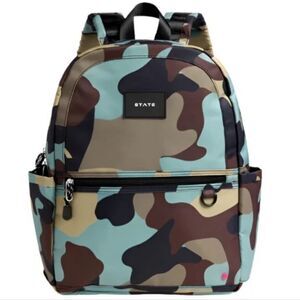 STATE Kane Double Pocket Backpack- Camo